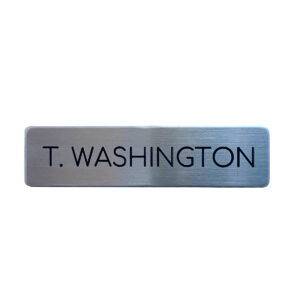 Name Plate - Initial and Last Name