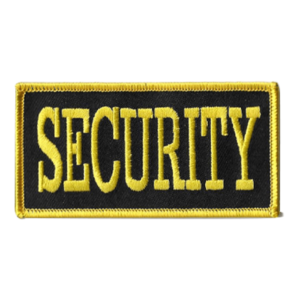 Security ID - Small Patch - Yellow & Black