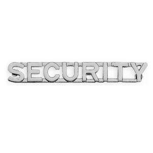 Security Lapel Pin - Silver