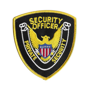 Security Officer - Shoulder Patch - Yellow & Black