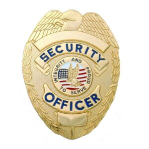 Security Officer Badge - Gold