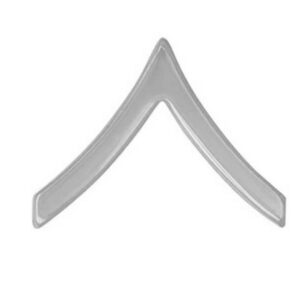 Private Rank Lapel Pin - Silver