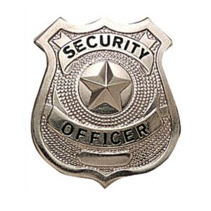 Shield Style Badge - Silver