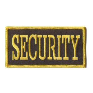 Security ID - Small Patch - Yellow & Brown
