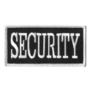 Security ID - Small Patch - Black & White