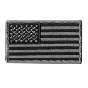 American Flag Patch - Black