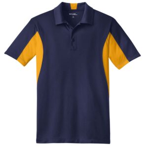 Side Blocked Polo Shirts - Plain