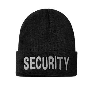 Long Beanie - Black & White Security ID