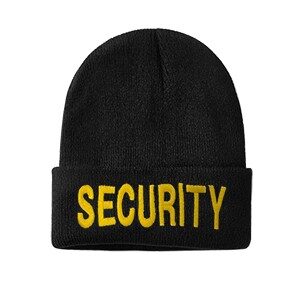 Long Beanie - Black & Gold Security ID