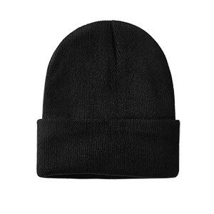 Long Beanie - Plain Black