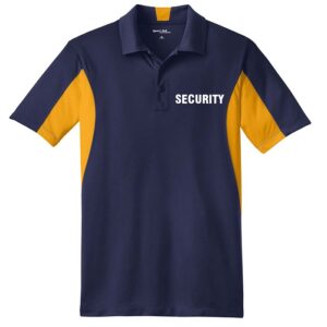 Side Blocked Polo Shirts - Security ID