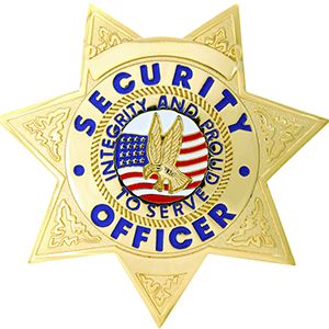 Security Officer Badge - Gold