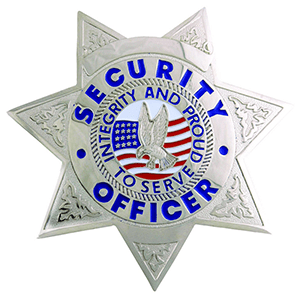 Security Officer Badge - Silver