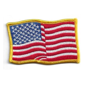 American Flag Patch - Wave