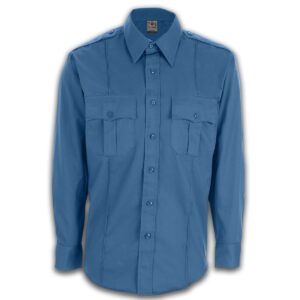 Tuff-Guard Uniform Shirt - French Blue - Long Sleeve
