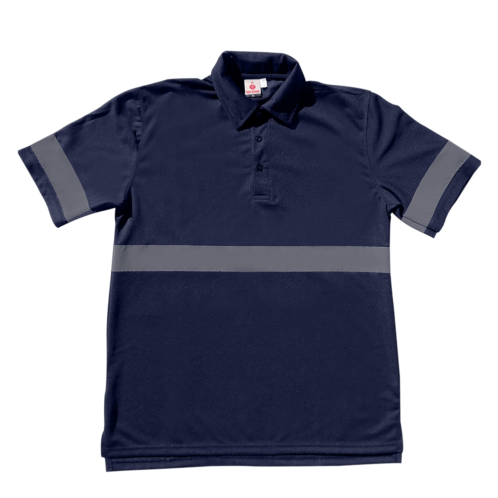 Dry-fit reflective polo
