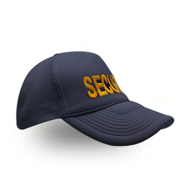Trucker/Mesh Hat - Embroidered ID - Navy Blue