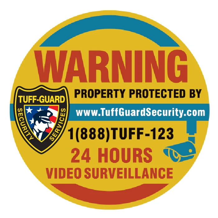 Warning Sticker - Round