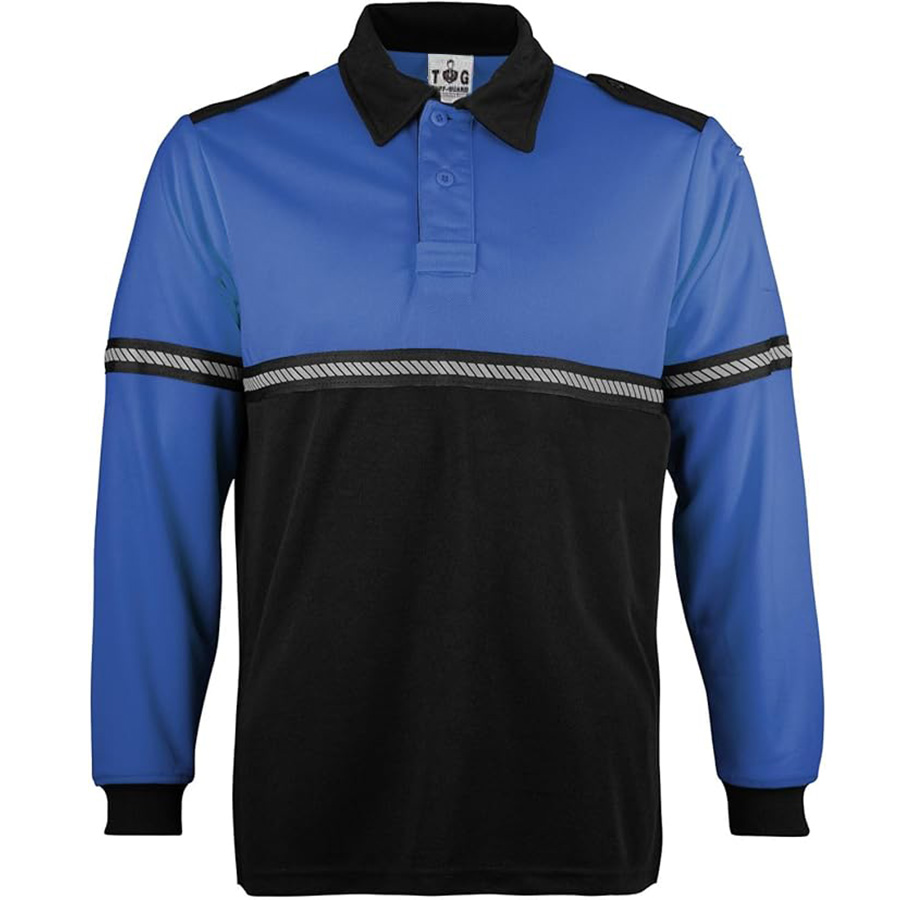 Two-Tone Long Sleeve Polo – Standard